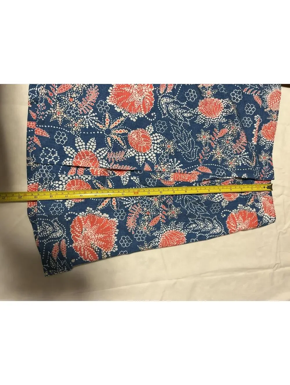 Rip Skirt Hawaii Womens Size L Blue Coral Floral‎ Short Wrap Beach Cover Up